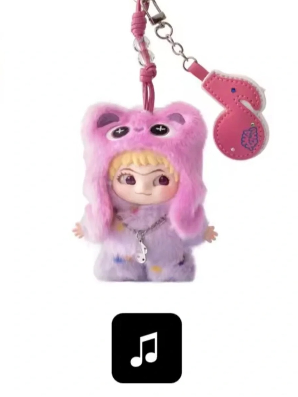 Wakuku on a Roll Series Surprise Edition - Music Note Song Pendant - Sealed